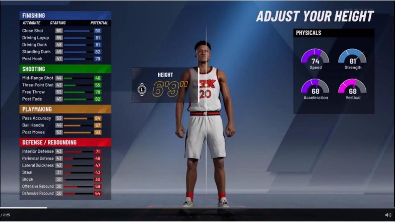 NBA 2K20's MyPlayer Builder Looks More In-Depth Than Ever Before - Push