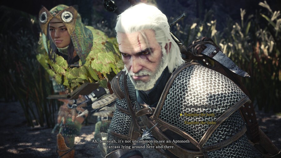 Monster Hunter World Geralt