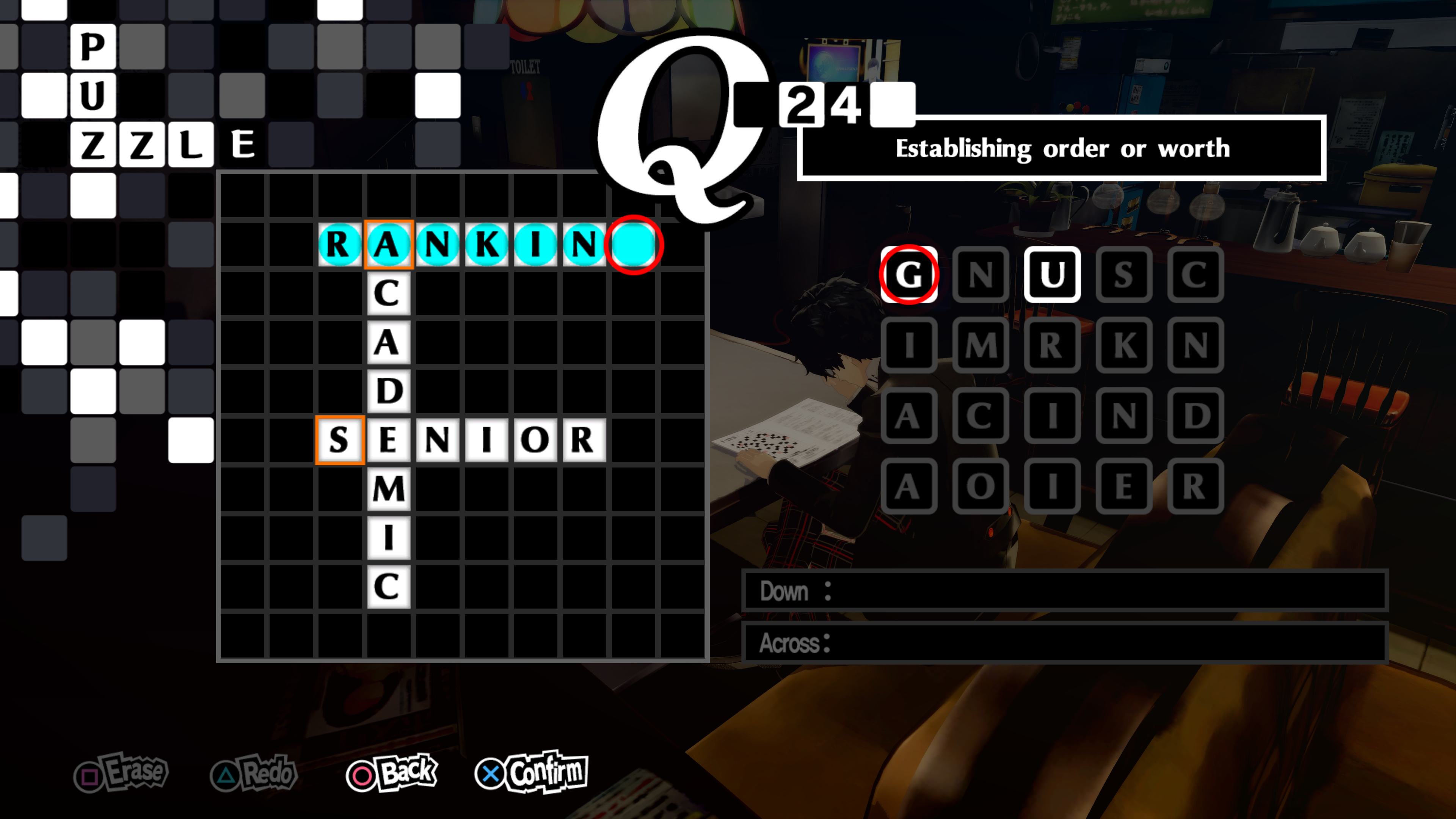 19 Persona 5 Crossword Puzzle PNG