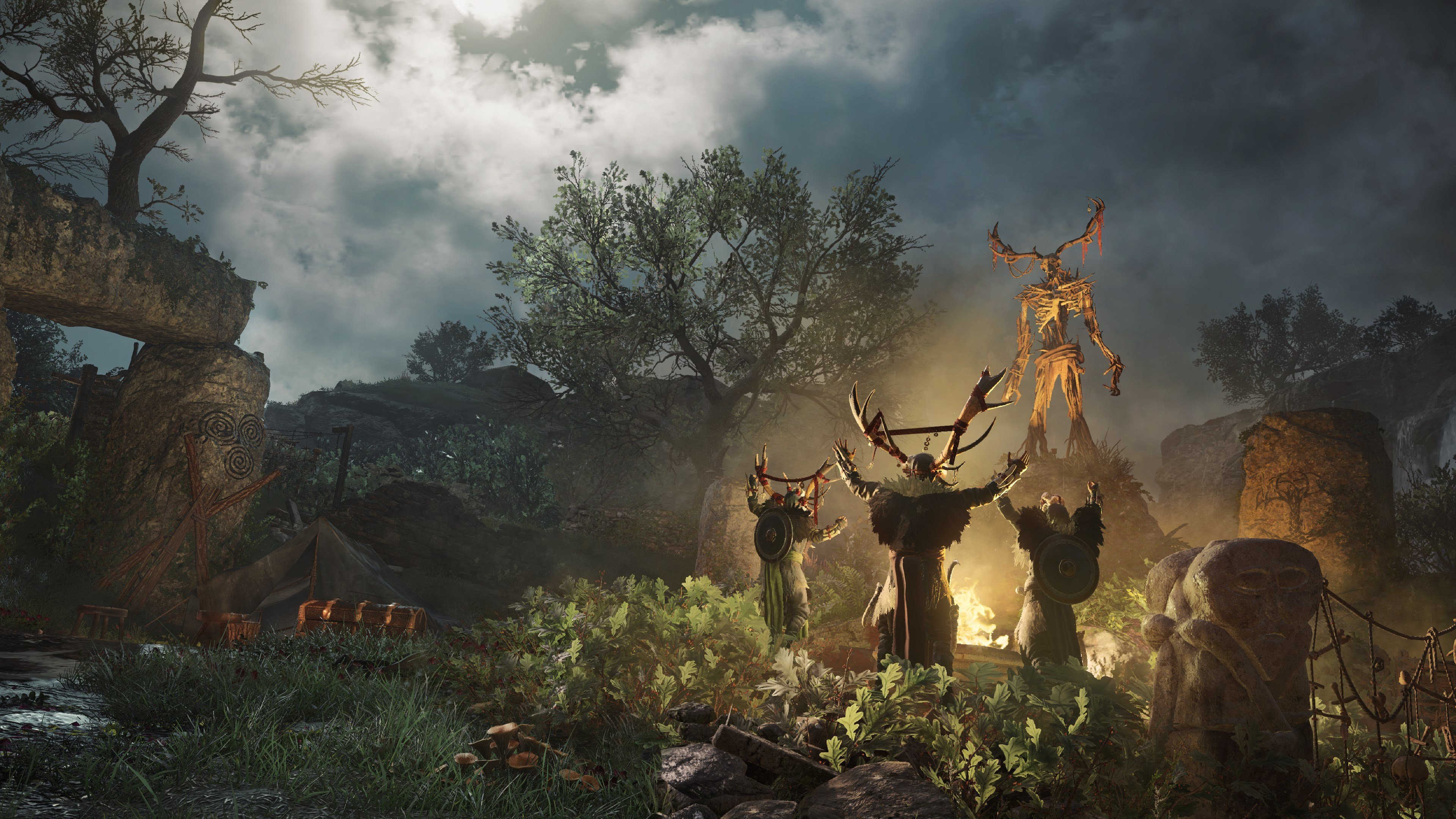 New Assassin S Creed Valhalla Wrath Of The Druids Screenshots Show A Werewolf Push Square