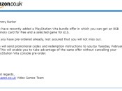 Amazon UK Upgrading PlayStation Vita Orders