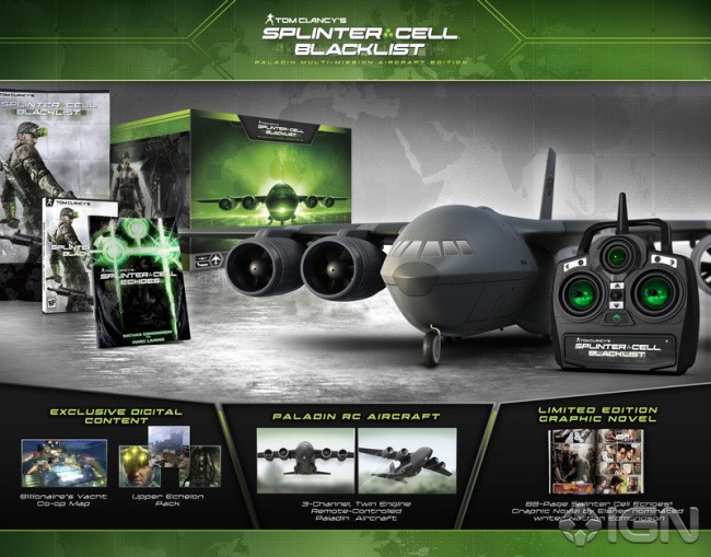Splinter Cell: Blacklist's Huge Collector's Edition Takes Flight