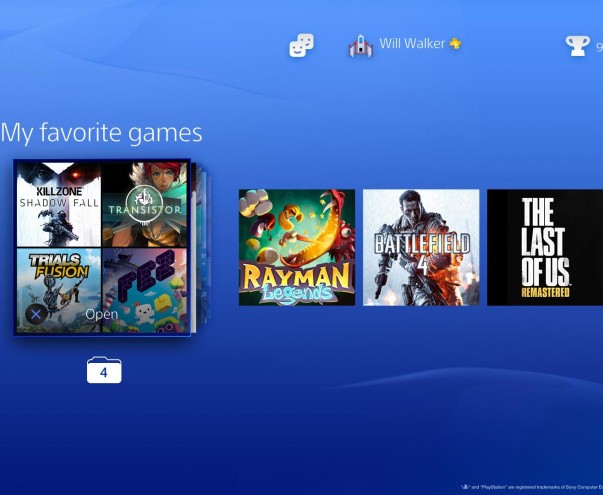 PS4 User Interface 4