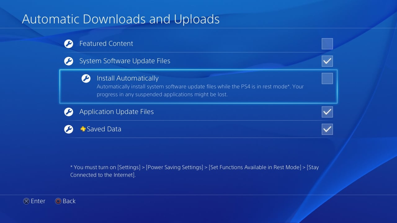 Ps4 rest mode download games faster