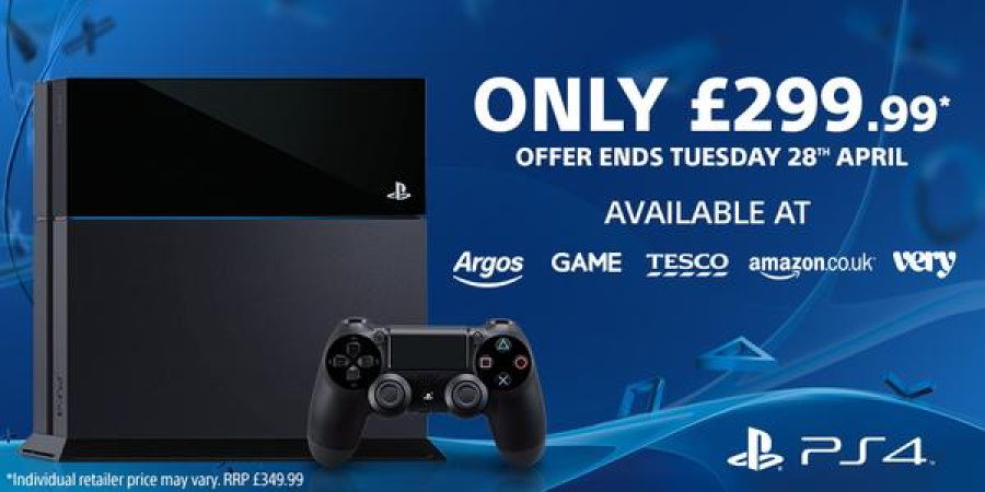 PS4 UK Price Cut Sales Discounts