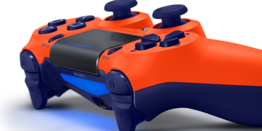 DualShock 4 PS4 Controller Sunset Orange