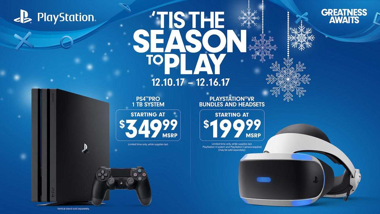 Sony Temporarily Cuts Price of PS4 Pro, PSVR for Christmas ...