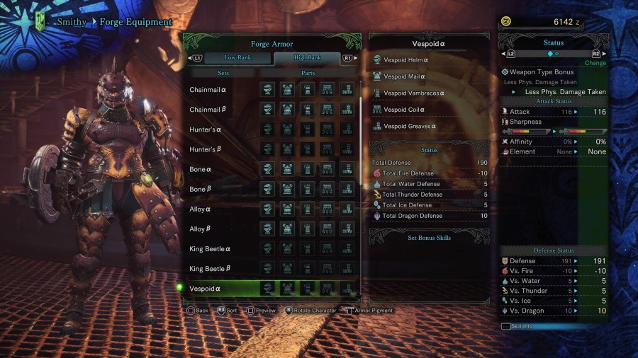 Monster Hunter: World Armor Armour Sets 41