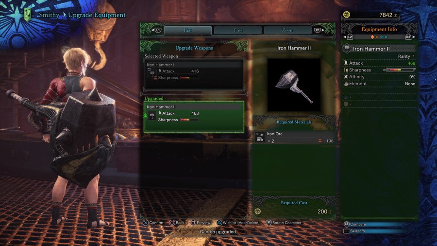 Monster Hunter World Weapons All Hammers, Upgrade Trees, and How to