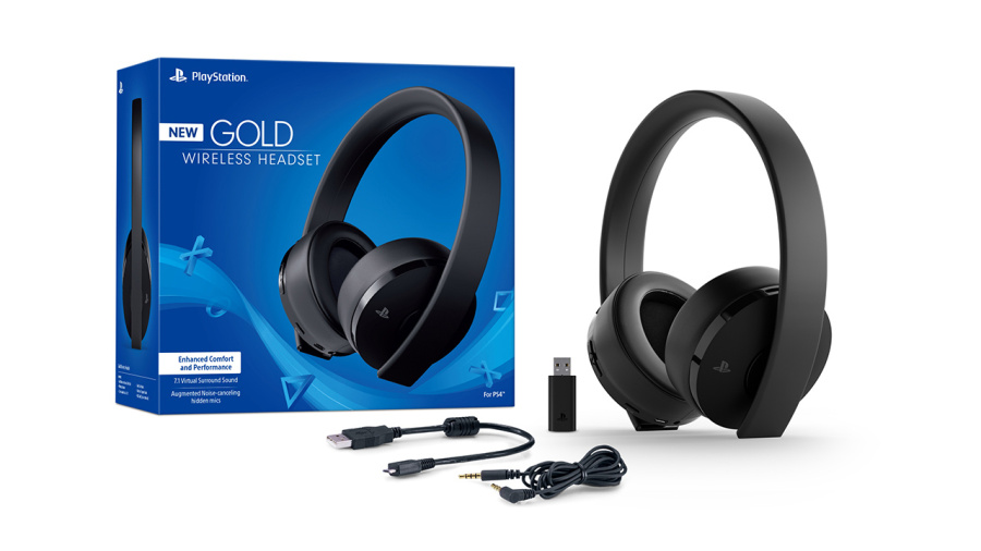 Sony Wireless Gold PS4 PlayStation 4 Headphones