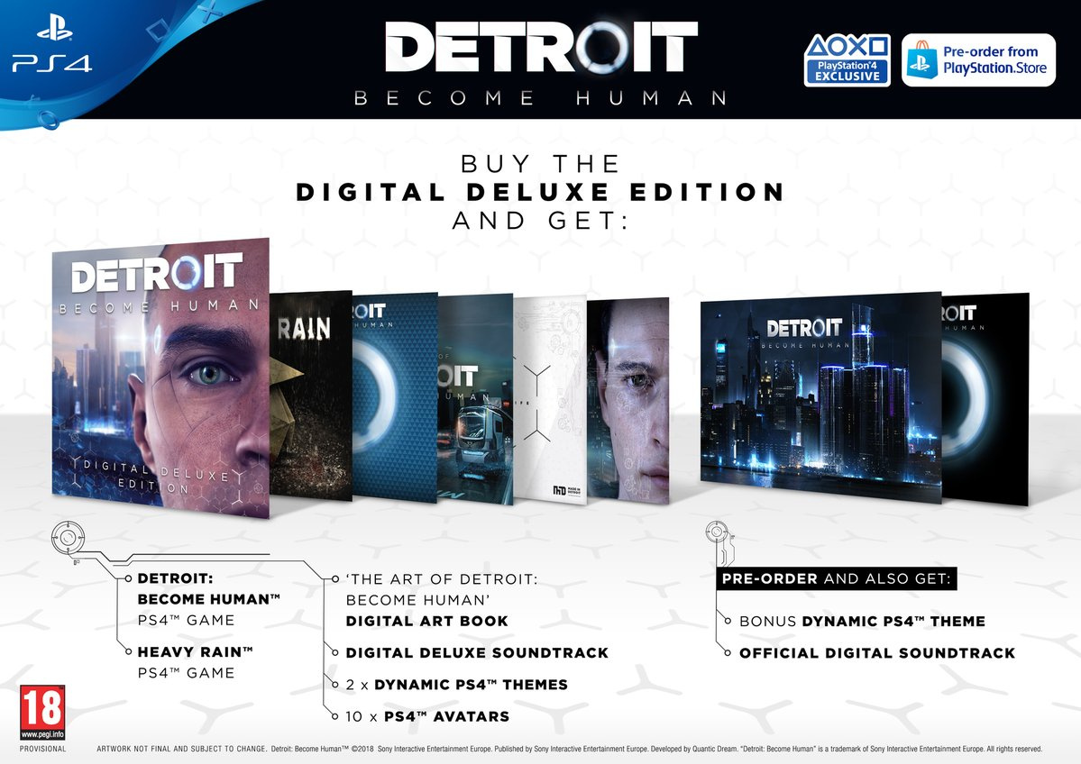 Pre Order Detroit For Instant Access To Heavy Rain Ps4 Push Square