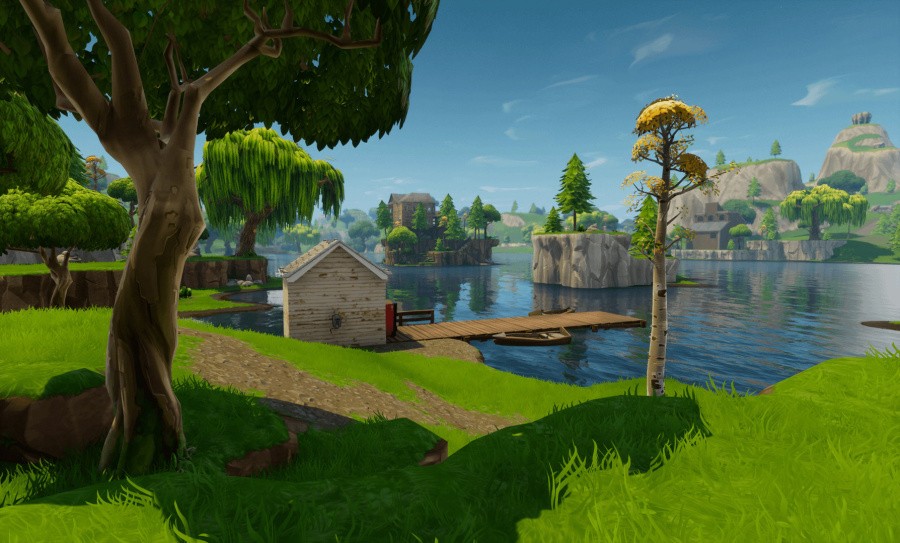 Fortnite Tomato Town Treasure Map and Treasure Location on Loot Lake Guide Push Square