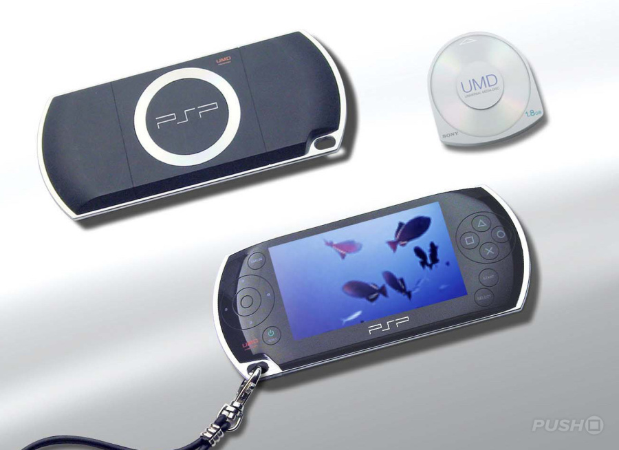 Initial shots of the PSP in 2003 showed flush buttons and a slightly different design