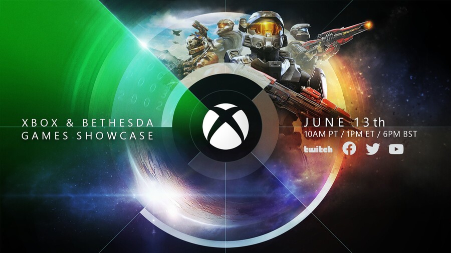 How many upcoming games shown or announced during the Xbox/Bethesda event are also coming to PlayStation?