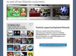 Sony Says Thanks For Being A PSN Customer