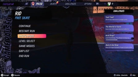 Tony Hawk's Pro Skater 3 + 4: How to Enter Photo Mode 2