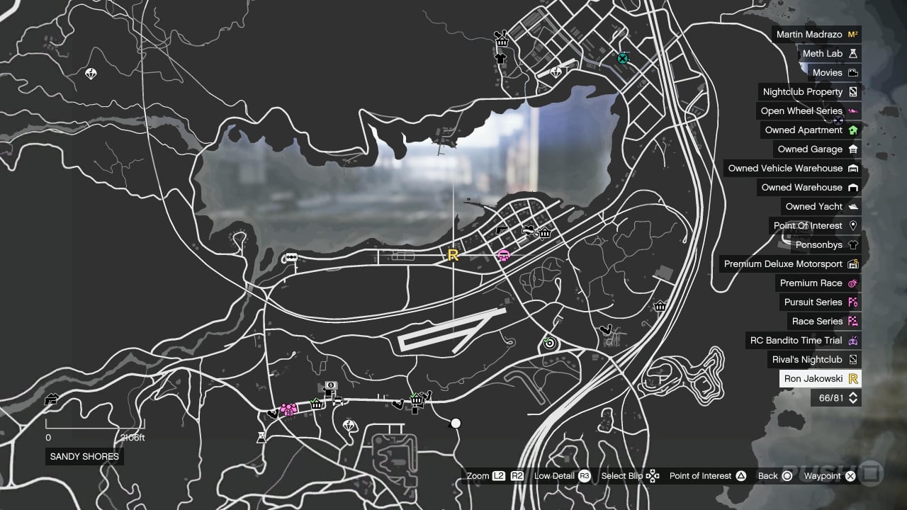 GTA V - Map Los Santos (PS4) 