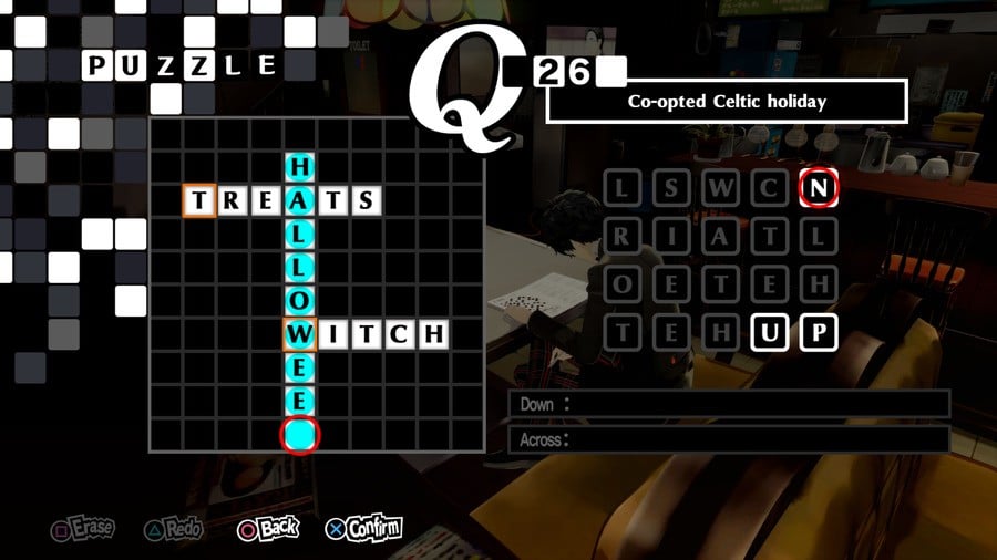 Persona 5 Royal Crossword 26 Answer