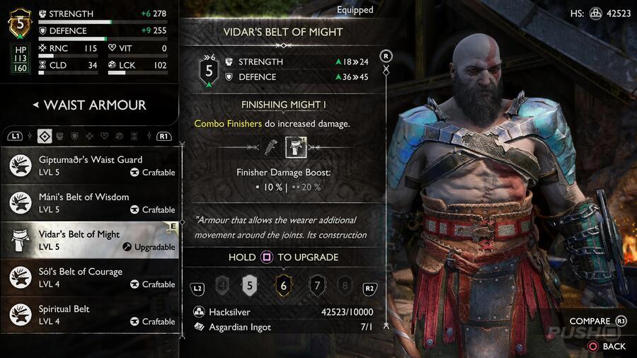 God of War Ragnarok: All Waist Armour Locations and Upgrades 4