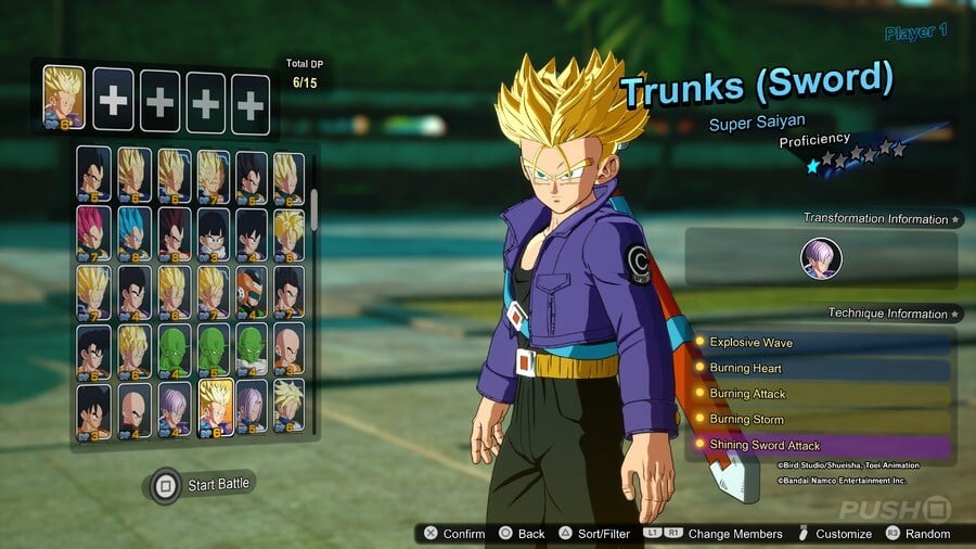 Trunks (Sword) Super Saiyan 1