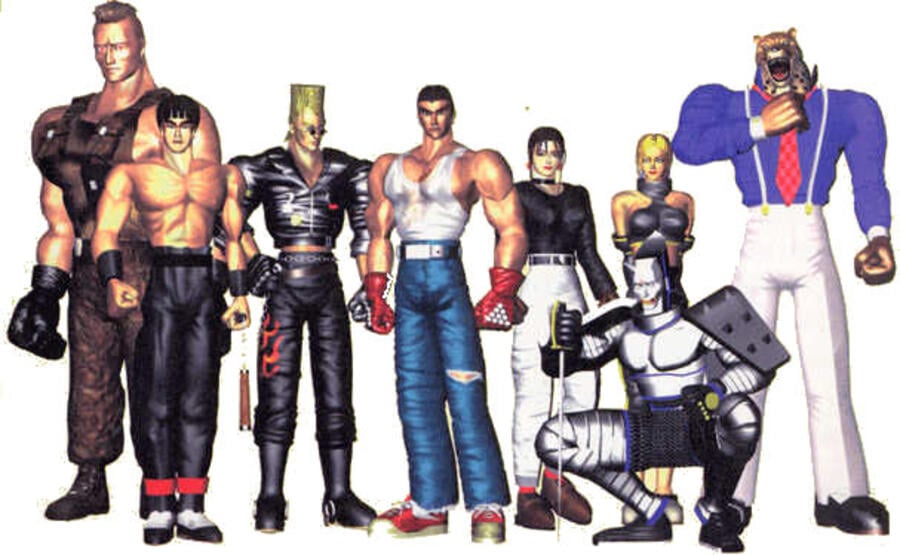Tekken was another key Namco title, and was graphically superior to Sega's Virtua Fighter Saturn port