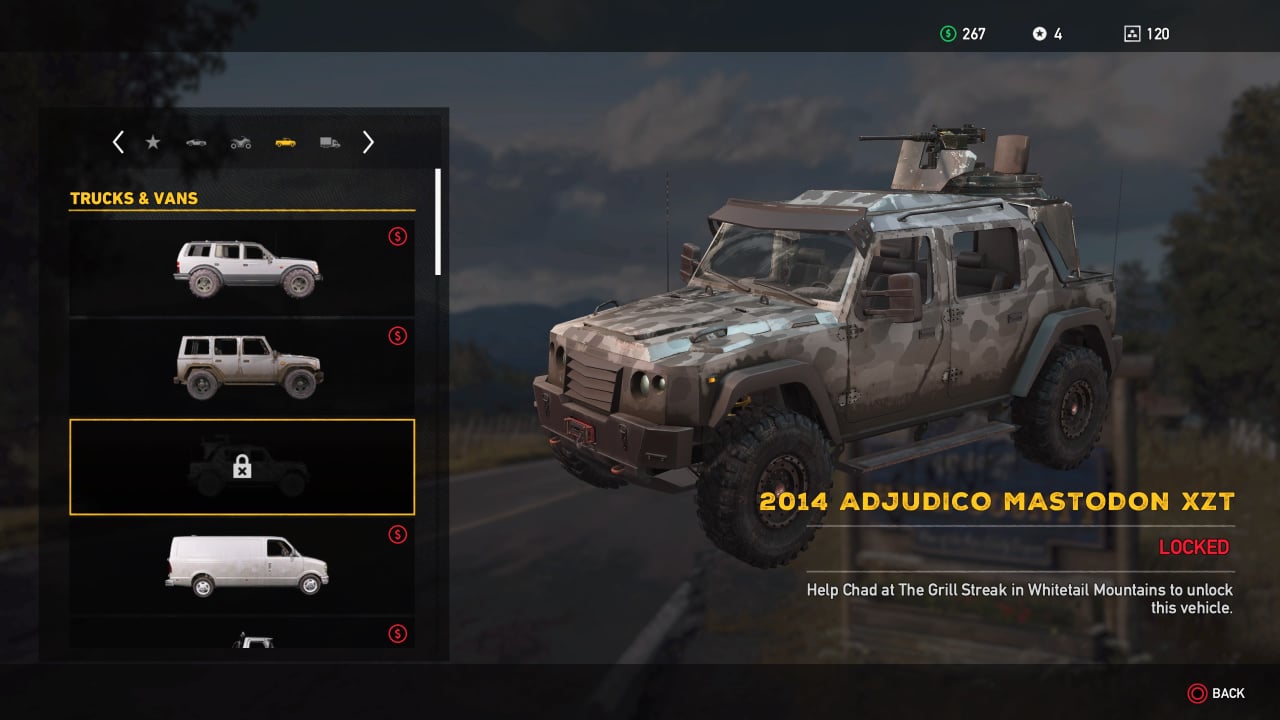 Far Cry 5 Land Vehicles List: All Unlockable Automobiles, Recreational,  Trucks & Vans, and Heavy Vehicles - Guide