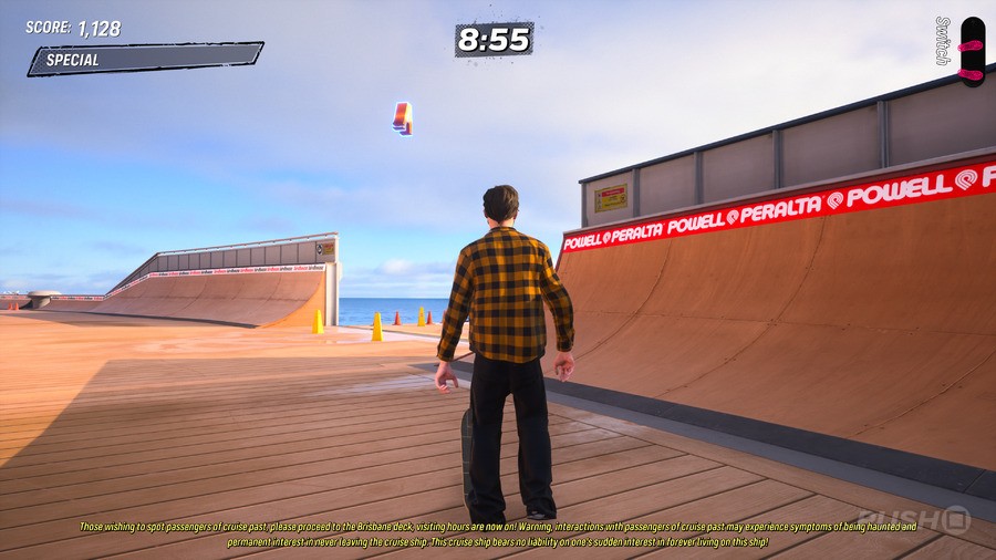 Tony Hawk's Pro Skater 3 + 4: Cruise Ship Walkthrough - All Park Goals and Collectibles 5