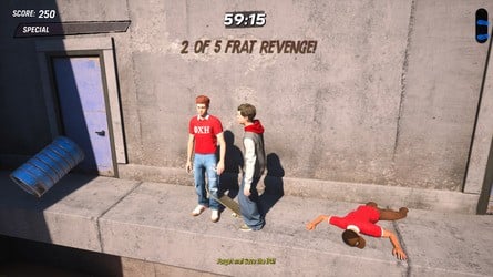 Tony Hawk's Pro Skater 3 + 4: College Walkthrough - All Park Goals and Collectibles 14