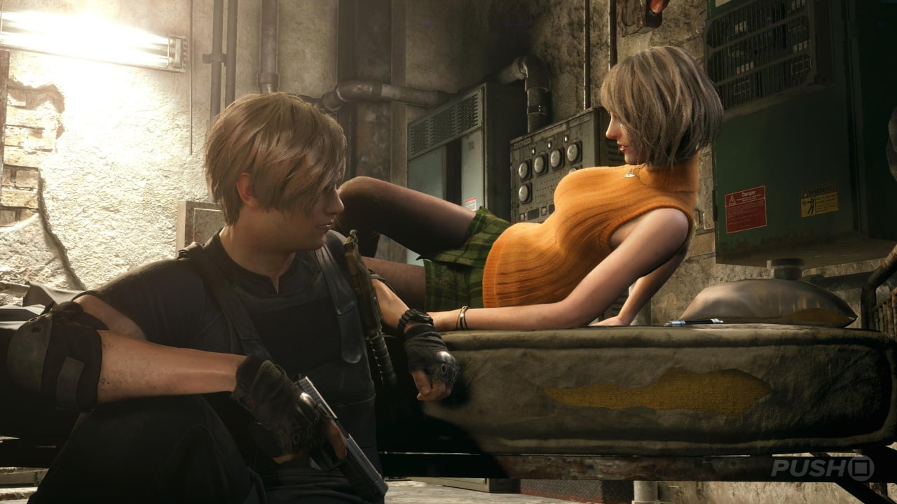 Resident Evil 4 Remake  Knight Ashley Rescues Leon! 