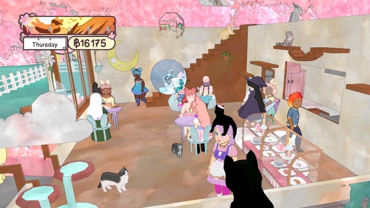 Construct the Cat Cafe of Your Desires in Calico on PS5, PS4