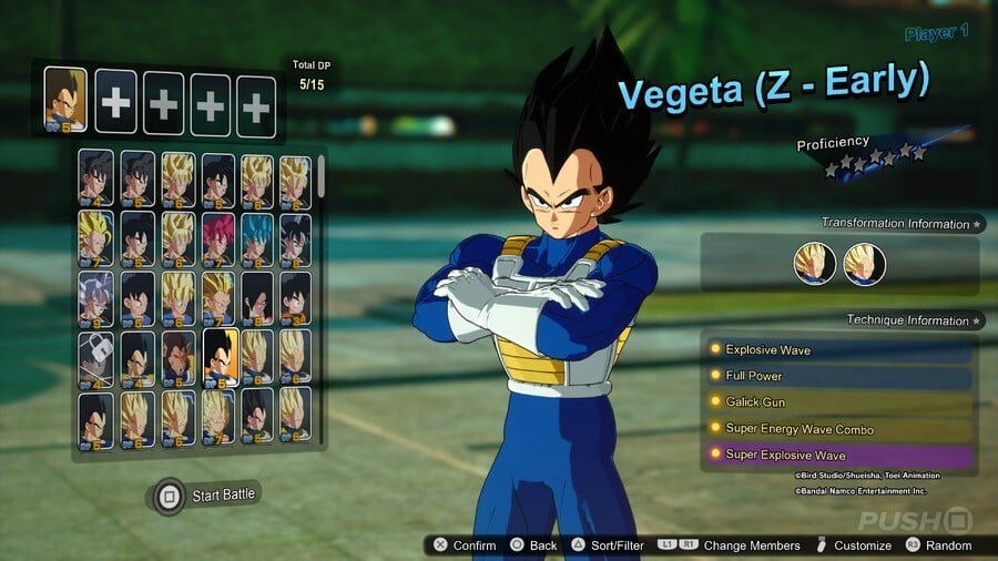 Vegeta (Z - Early) 1