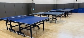 Table tennis tables at Pearl Abyss
