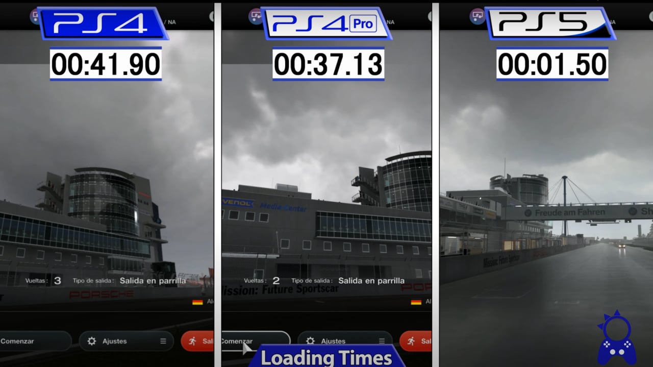 GT  SGP on X: Nürburgring loading times comparison #GT7 #PS4 #PS5   / X