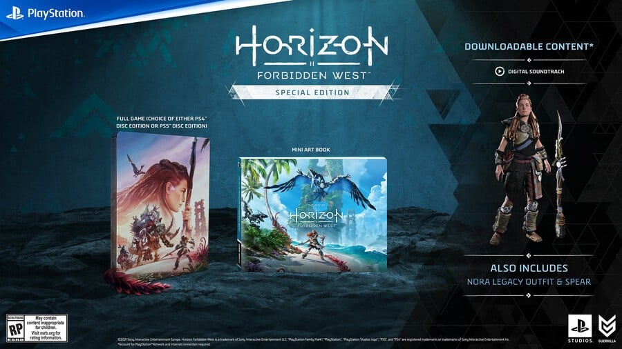 Horizon Forbidden West PS5 PS4 FAQ 5 Special Edition