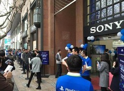 There Was a Line for the PS4's Launch in China