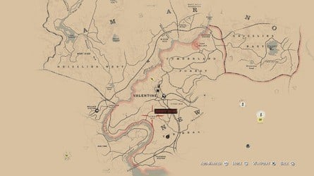 Red Dead Redemption 2 Jack Hall Gang Treasure Map Locations 11