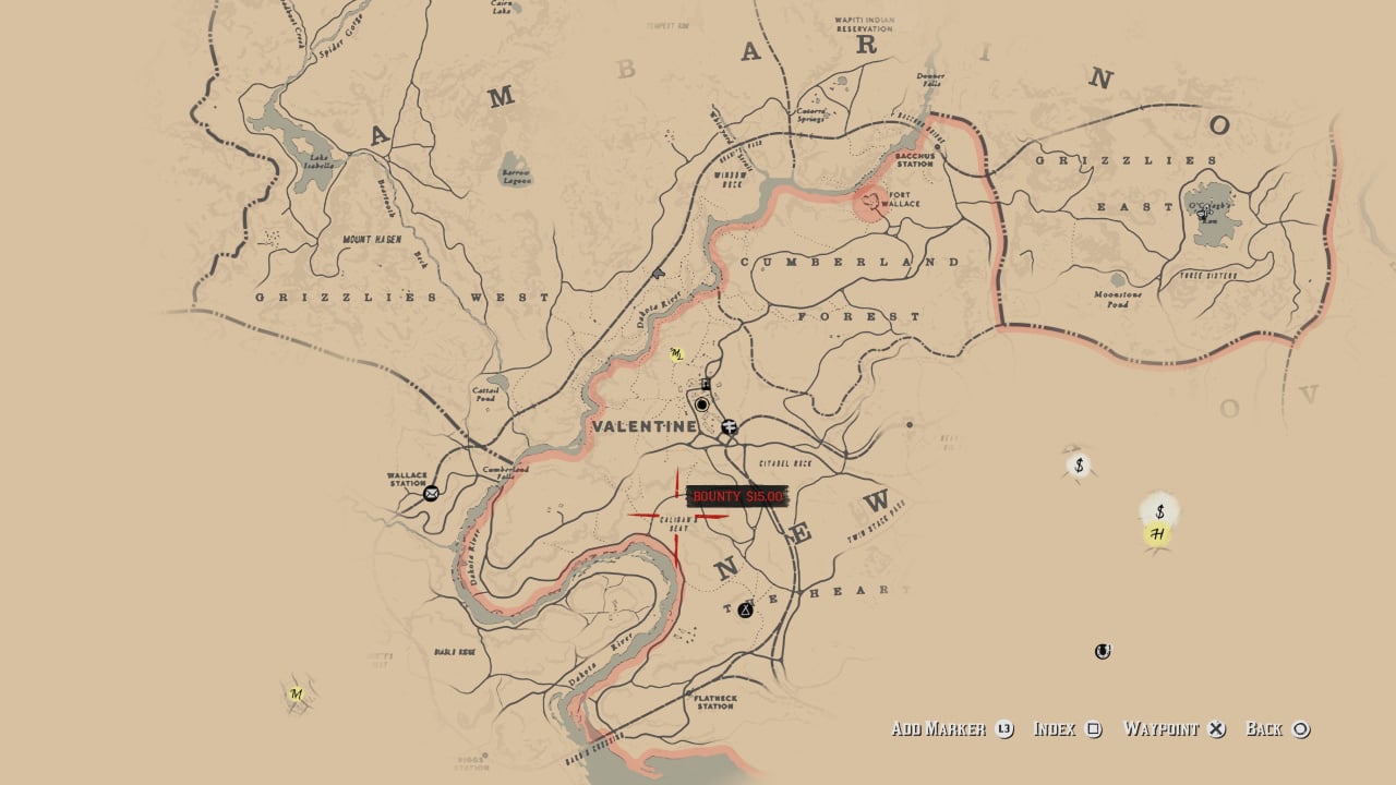 Red Dead Redemption 2 Collector's Edition Treasure Map