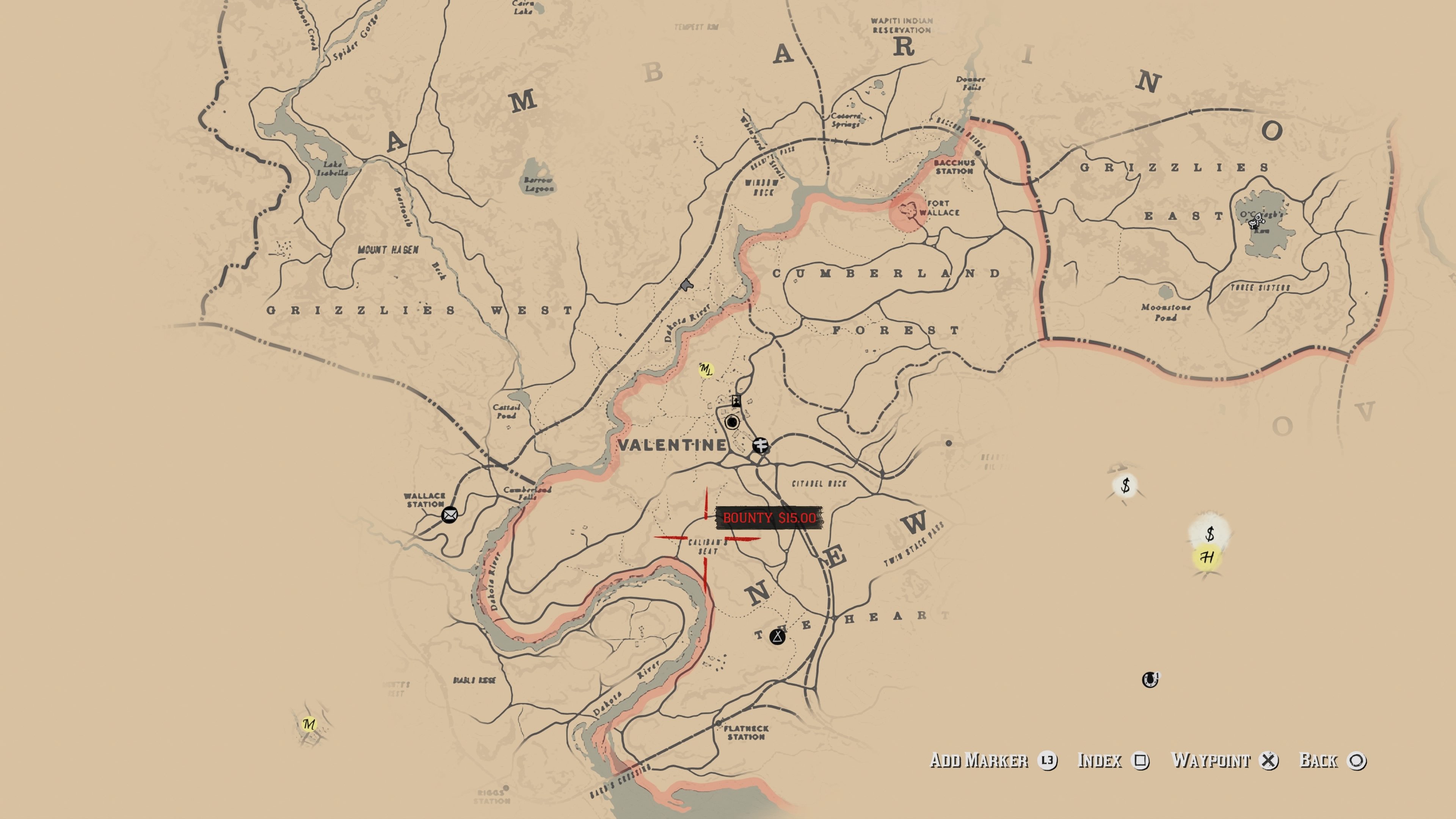 Red Dead Redemption 2 Jack Hall Gang Treasure Map Locations Guide...
