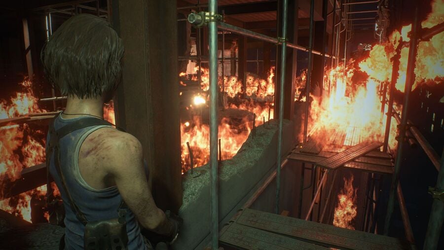 Jill has a habit of finding herself in burning building