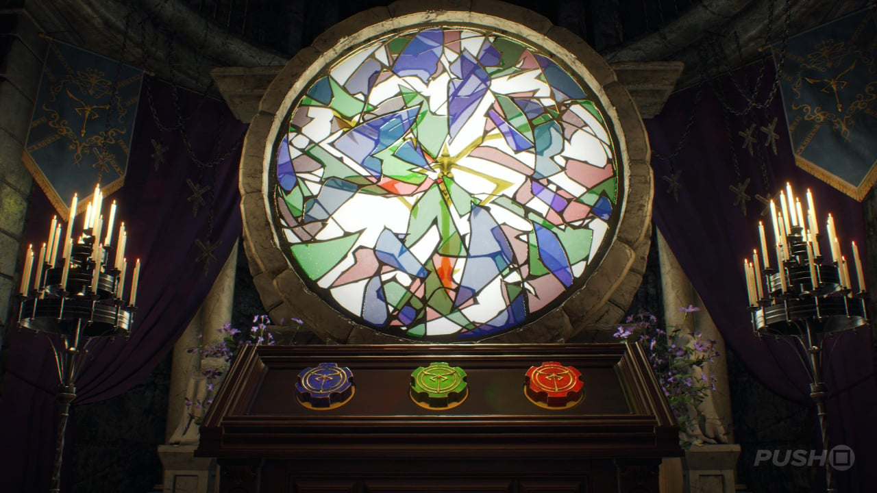 Resident Evil 4 remake Church puzzle solution: Rotate the stained glass -  Polygon