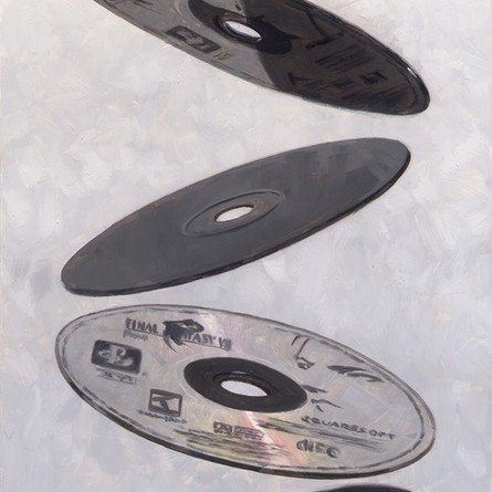 PlayStation Discs Painting