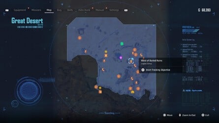 Stellar Blade: Great Desert Walkthrough - Cans, Design Patterns, Beta Cores, Body Cores, Exospines, Passcodes, Camps 69