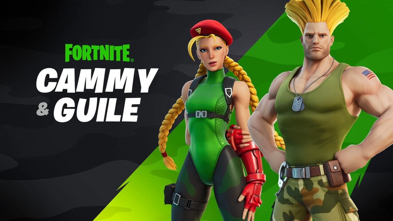 Street Fighter Icons Cammy and Guile Dab Their Way to Fortnite