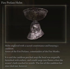 Elden Ring: All Full Armour Sets - Fire Prelate Set - Fire Prelate Helm