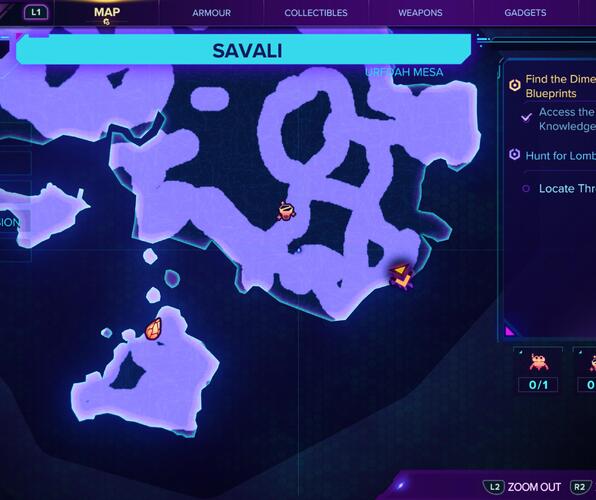 Ratchet & Clank: Rift Apart: Savali (Urfdah Mesa) - All Collectibles: Spybots, Gold Bolts, Armour, Lorbs, CraiggerBears 11