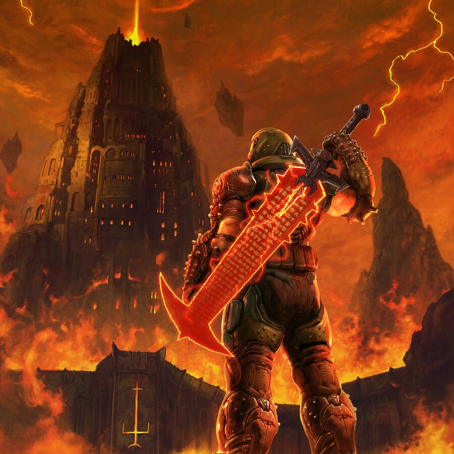 What's the name of the sword that the Doom Slayer can wield in DOOM Eternal?