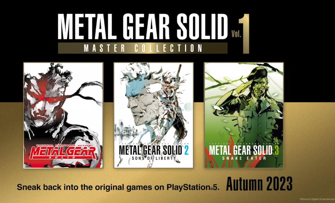 Lancement de Metal Gear Solid 1, 2 et 3 sur PS5 dans la Master