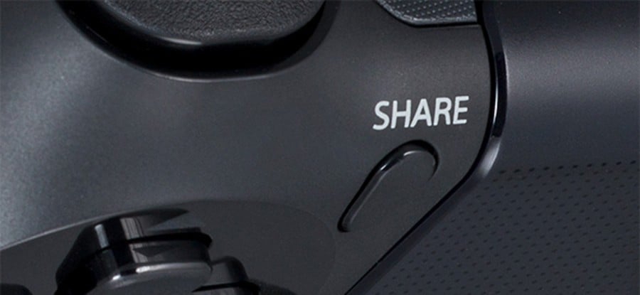 Share Button PS4 PlayStation 4