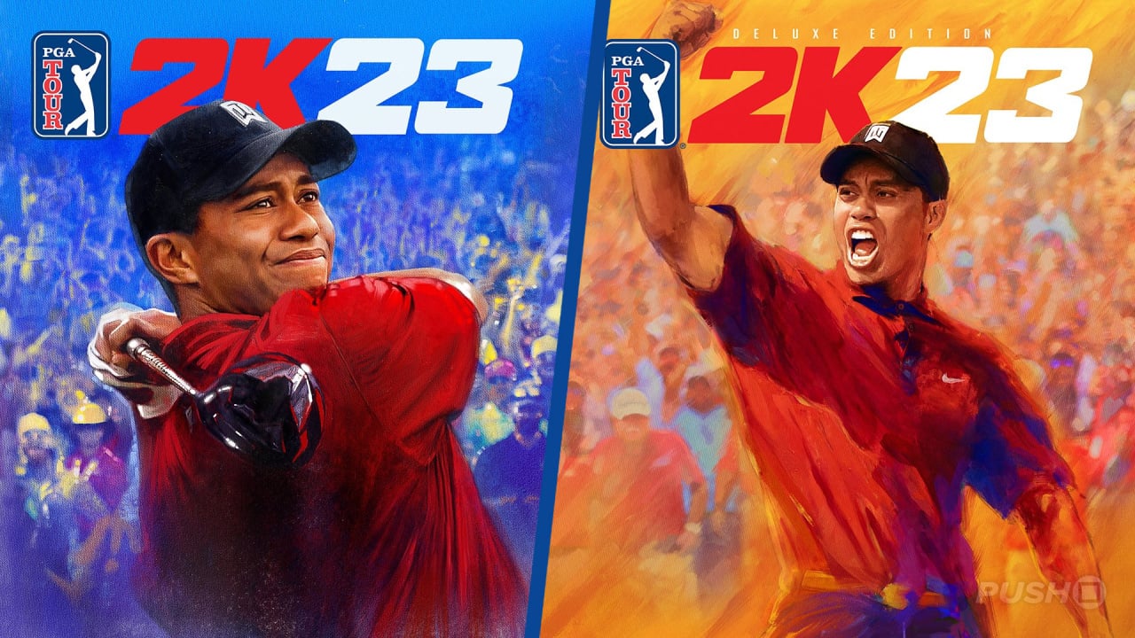 Tiger Woods | Off Square PS4 Tour Tees 2K23\'s PGA Cover on PS5, Push