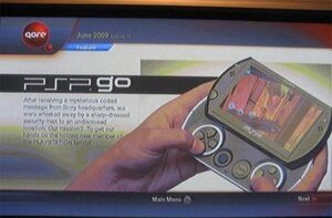 Your First Look At The PSP Go Via Qore?